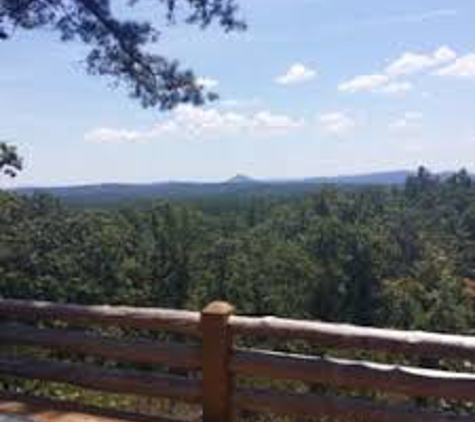 An Enchanting Evening - Roland, AR. The view from the winery deck.