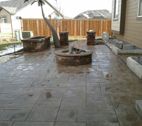 Colorado Custom Design Landscapes LLC - Denver, CO. Stamped Concrete