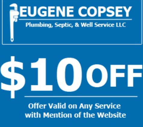 Eugene; Copsey Plumbing & Septic - Mechanicsville, MD
