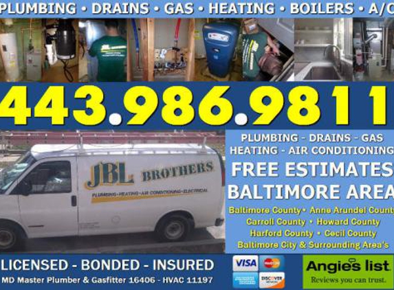 JBL Brothers Plumbing, Heating, & Air Conditioning - Parkville, MD