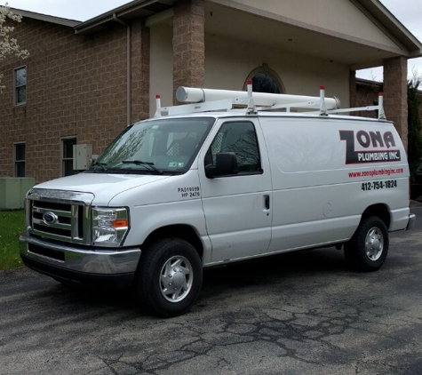 Zona Plumbing Inc - Irwin, PA