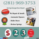 Repair Garage Springs - Garage Doors & Openers