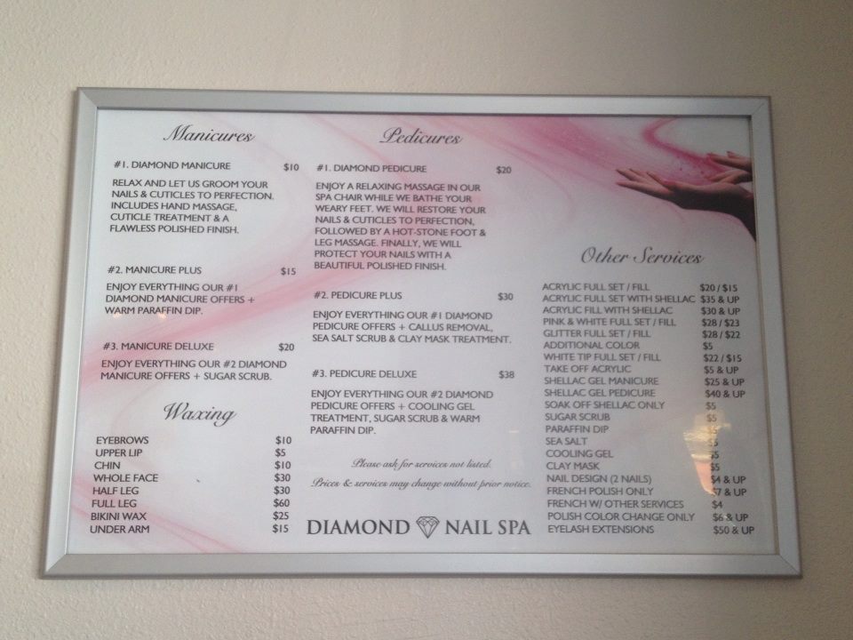 Diamond Nails And Spa Ocean City Md Prices NailsTip