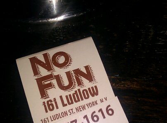 No Fun - New York, NY