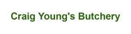 Craig Young's Butchery Logo