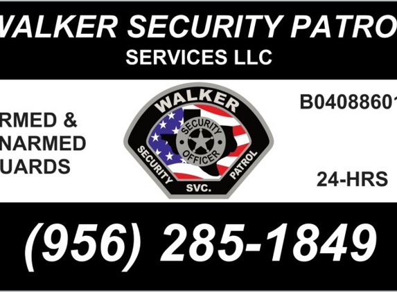 Walker security patrol services - Laredo, TX