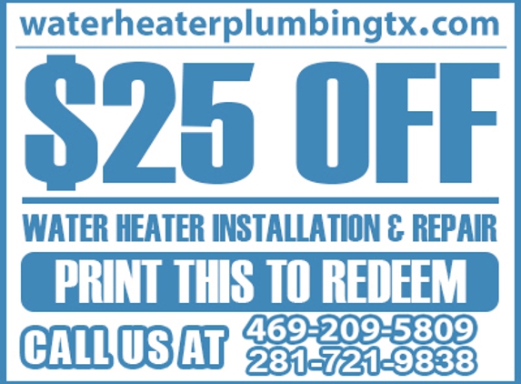 Best Water Heaters Plumbing - Irving, TX