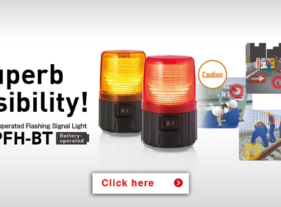 Patlite ANZ Distribution - Signals ANZ - Melbourne, VIC. Battery Operated Portable LED Warning Light