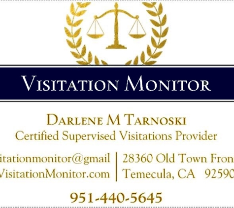 Affordable Supervised Visitations - Temecula, CA. Need Supervised Visitations?  We are Affordable Visitation Monitors
951-440-5645
Supervised Visitation Monitor Temecula
Affordable Monitor