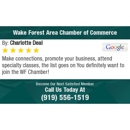 Wake Forest Chamber of Commerce - Chambers Of Commerce