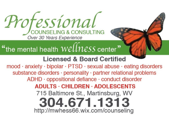 Professional Counseling And Consulting - Martinsburg, WV