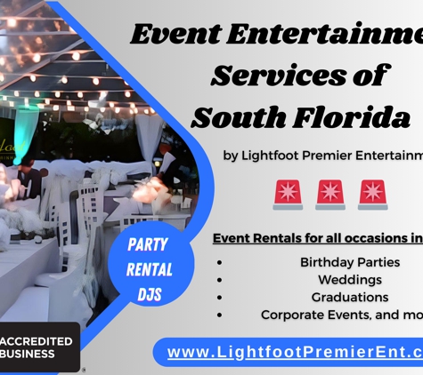 Lightfoot Premier Entertainment - Miami, FL