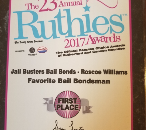 Jail Busters Bail Bonds - Murfreesboro, TN