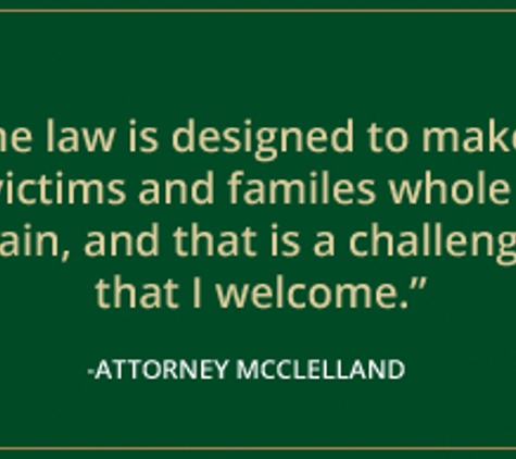 The McClelland Law Group P.C. - Pittsburgh, PA. Regis McClelland quote