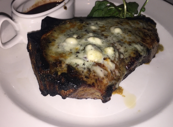 The Capital Grille - Atlanta, GA. Ribeye topped with blue cheese crumbles