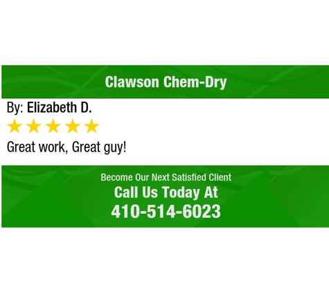 Clawson Chem-Dry - Hanover, MD