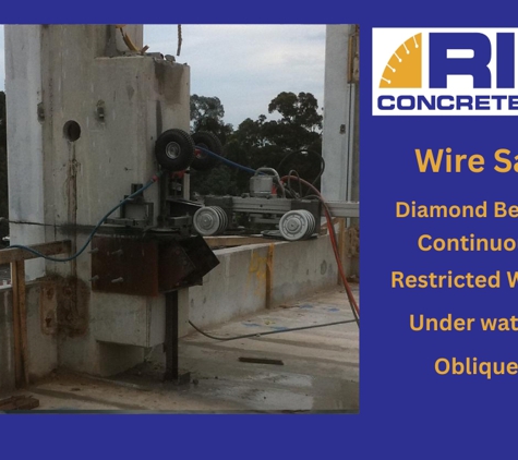 Ripa Concrete Cutting - Seven Hills, NSW. Wire Sawing