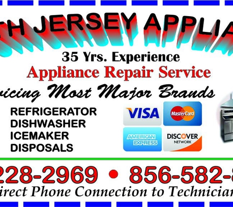 South Jersey Appliance - Blackwood, NJ. BUSINESS CARD