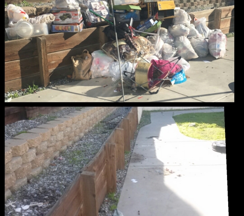 D&Vs Hauling/Recycling. Back yard clean up