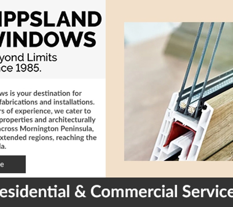 Gippsland Windows - Morwell, VIC. Residential & Commercial Services