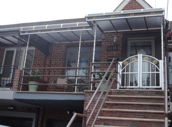 Forge Fabricators - Ozone Park, NY. stainless steel gate & awning