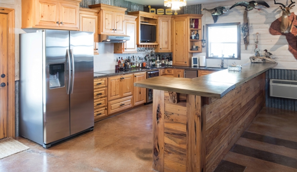 Classique's Cabinetry - Lafayette, LA. Cypress Cabinets and Bar/ Man Cave