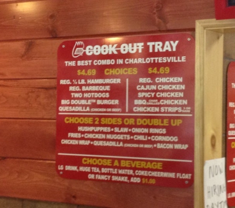 The Cook Out - Charlottesville, VA