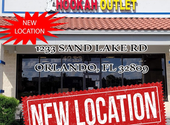 Hookah Outlet - Orlando, FL. NEW LOCATION @ 1233 SAND LAKE RD, ORLANDO, FL 32809