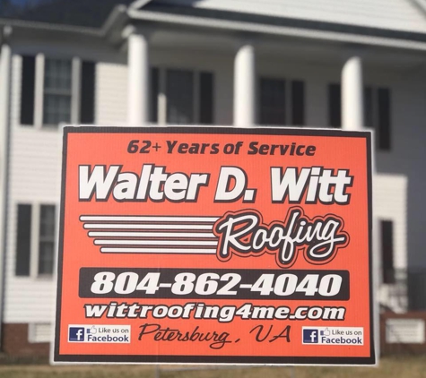 Walter D. Witt Roofing - Petersburg, VA