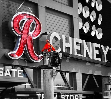 Plumb Signs - Tacoma, WA. Cheney Stadium