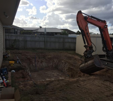 Awesome Earthworks - Booral, QLD. Hole for pool