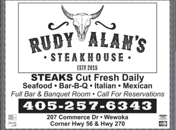 Rudy Alan's Steakhouse - Wewoka, OK