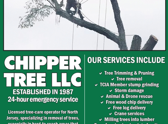 Chipper Tree Service - Hewitt, NJ