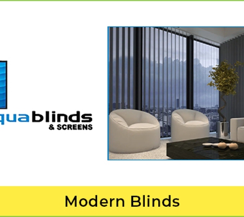 Aqua Blinds & Screens - Stapylton, QLD. Modern Blinds