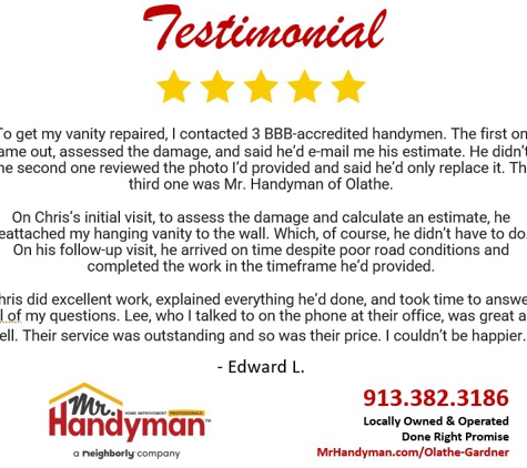 Mr. Handyman of Olathe Gardner - Olathe, KS