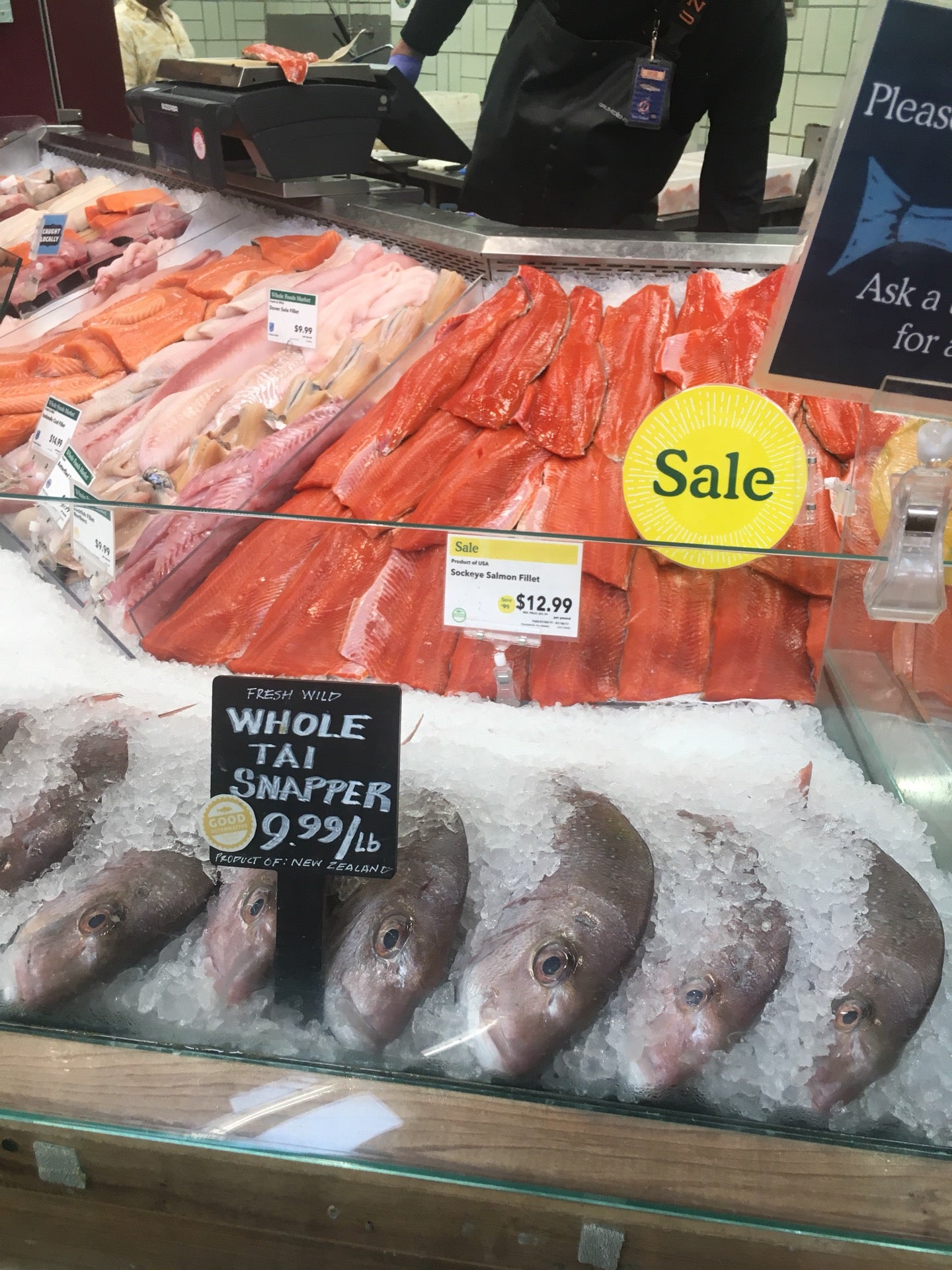 Seafood at Whole Foods Market