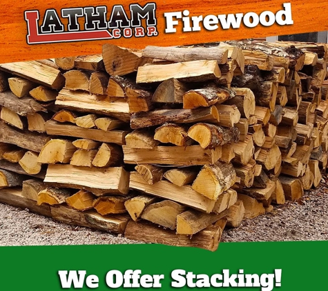 Latham Corp Firewood - Griswold, CT. We offer stacking services.