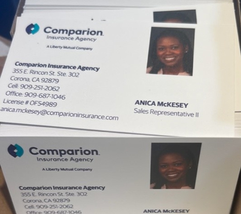 Anica McKesey at Comparion Insurance Agency - Corona, CA