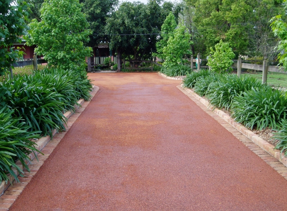Ozpave (Aust) Pty Ltd. Riverina Red Two Coat Decorative Seal