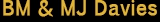 BM & MJ Davies Logo