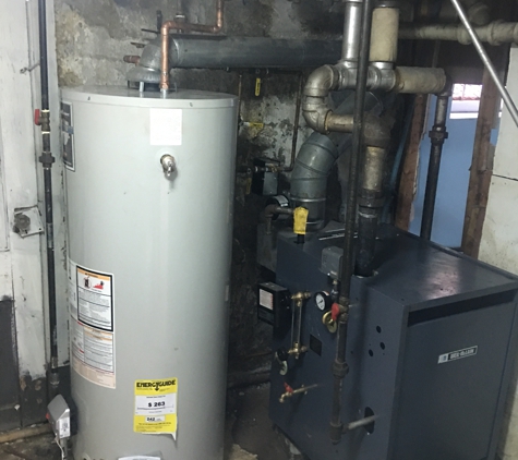 24 Hour Air Conditioning, Plumbing, Sewer and Drain - Freeport, NY. Oil fired steam boiler #5