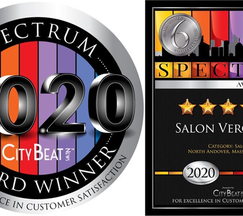 Salon Vergados - North Andover, MA. Salon Vergados 2020 Best of Best!