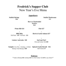 Fredricks Supper Club - American Restaurants