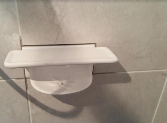 GroutPro Toowoomba - Wilsonton, QLD. Incorrect grout used for installation of replacement soap dish that was broken - very unprofessional.