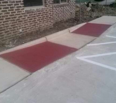 visible parking striping - Fort Worth, TX