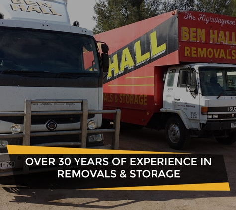 Ben Hall Removals & Storage. Over 30 Years Of Experience In Removals & Storage