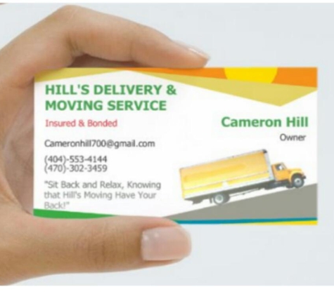 Hill's Moving & Delivery Service - Marietta, GA