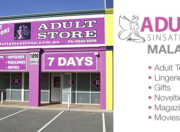 Adult Sinsations - Cannington, WA. With over 3000 items in store to choose from - visit us at our Malaga store.
