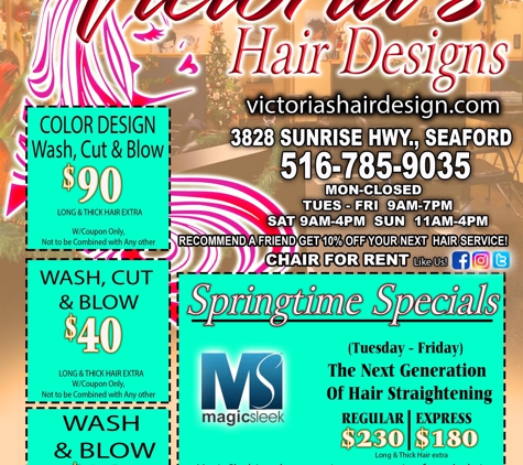 Victoria's Hair Design - Seaford, NY