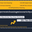 Dryer Vent Cleaning Missouri City TX - Air Duct Cleaning